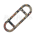 10mm flat LEATHER FRAME - STYLE 1 - TRIBAL - 5 pcs