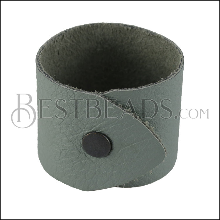 LEATHER cuff GREY