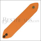 LEATHER cuff CREAMSICLE