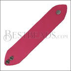 LEATHER cuff FUCHSIA