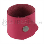 LEATHER cuff FUCHSIA