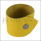 LEATHER cuff YELLOW
