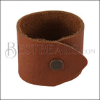 LEATHER cuff LT RUST