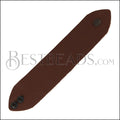 LEATHER cuff DARK RUST