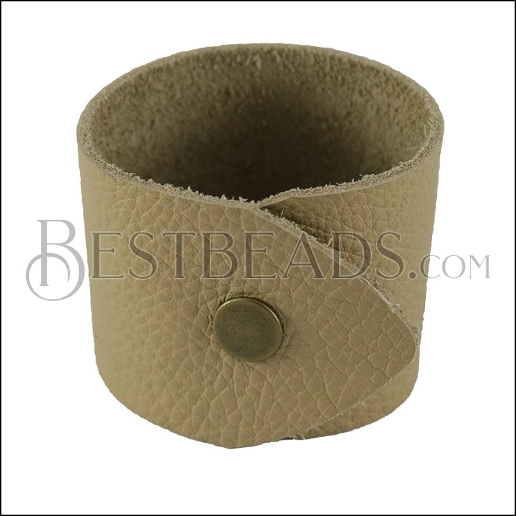 LEATHER cuff BUTTER