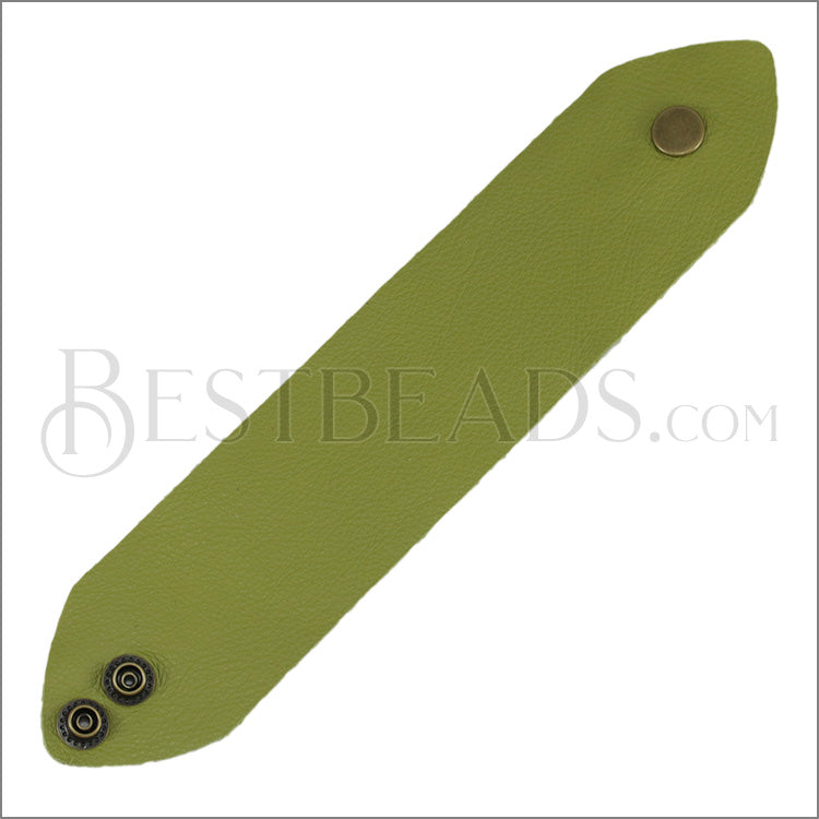 LEATHER cuff AVOCADO