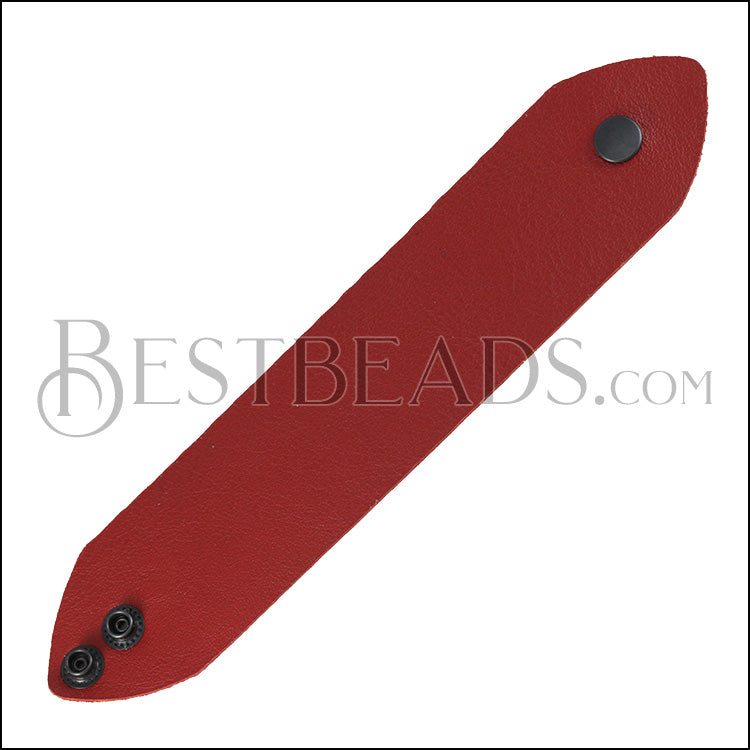 LEATHER cuff RED