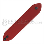 LEATHER cuff RED