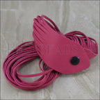 21.5" SHREDDED necklace FUCHSIA - strand