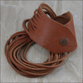 21.5" SHREDDED necklace LT RUST - strand