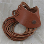 21.5" SHREDDED necklace LT RUST - strand