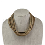 21.5" SHREDDED necklace TACO - strand