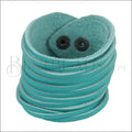 9" SHREDDED cuff TEAL - strand