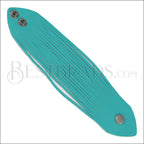 9" SHREDDED cuff TEAL - strand