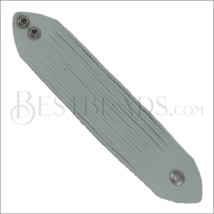 9" SHREDDED cuff GREY - strand