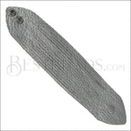 9" SHREDDED cuff METALLIC ANTIQUE SILVER - strand