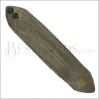 9" SHREDDED cuff METALLIC ANTIQUE BRONZE WITH GREY - strand