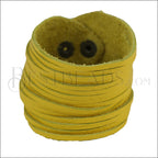 9" SHREDDED cuff YELLOW - strand
