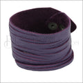 9" SHREDDED cuff PURPLE - strand
