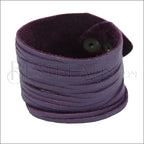 9" SHREDDED cuff PURPLE - strand