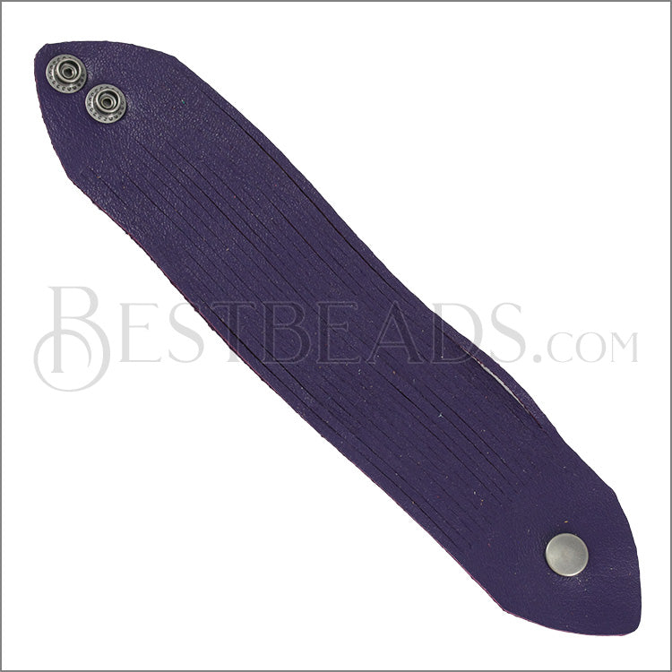 9" SHREDDED cuff PURPLE - strand