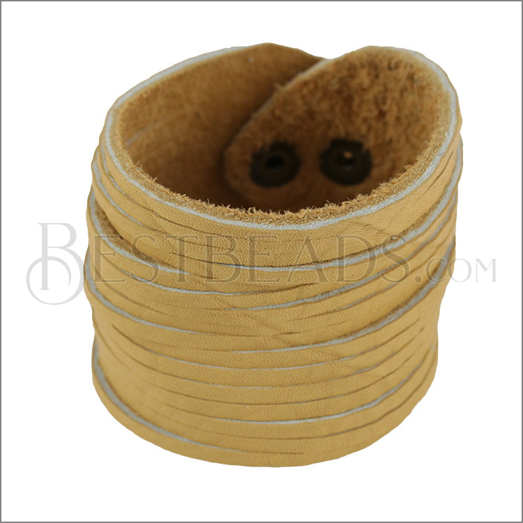 9" SHREDDED cuff SADDLE - strand