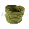 9" SHREDDED cuff AVOCADO