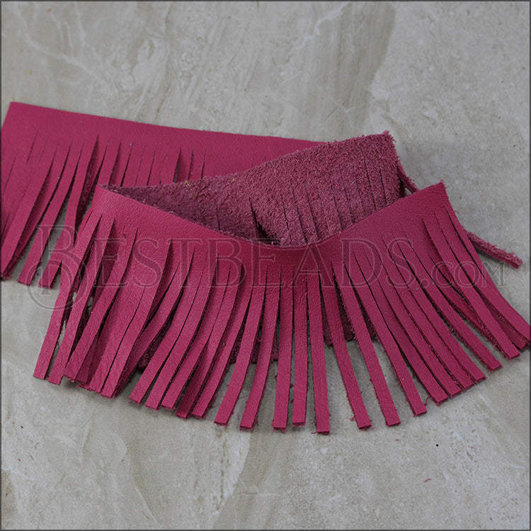 Long Tassel Strip FUCHSIA