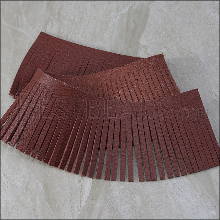 Long Tassel Strip DARK RUST