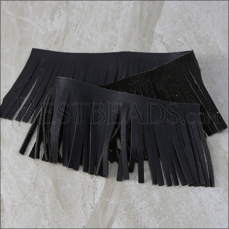 Long Tassel Strip DARK CHOCOLATE