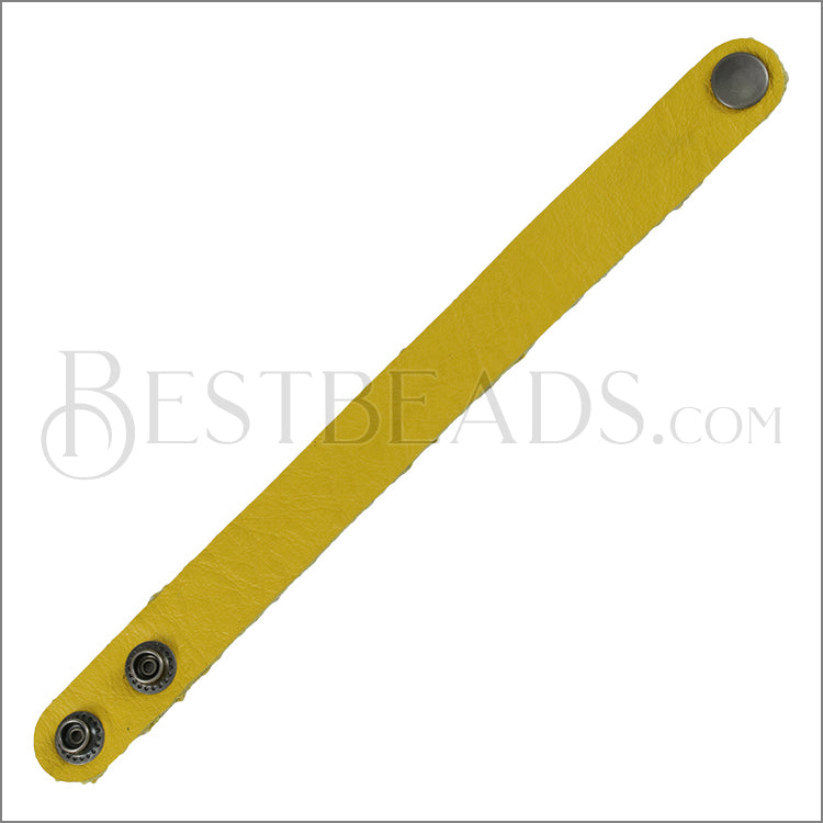 Leather STRAP bracelet YELLOW