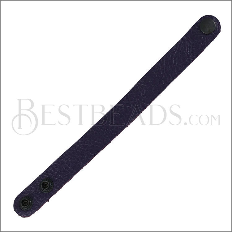 Leather STRAP bracelet PURPLE