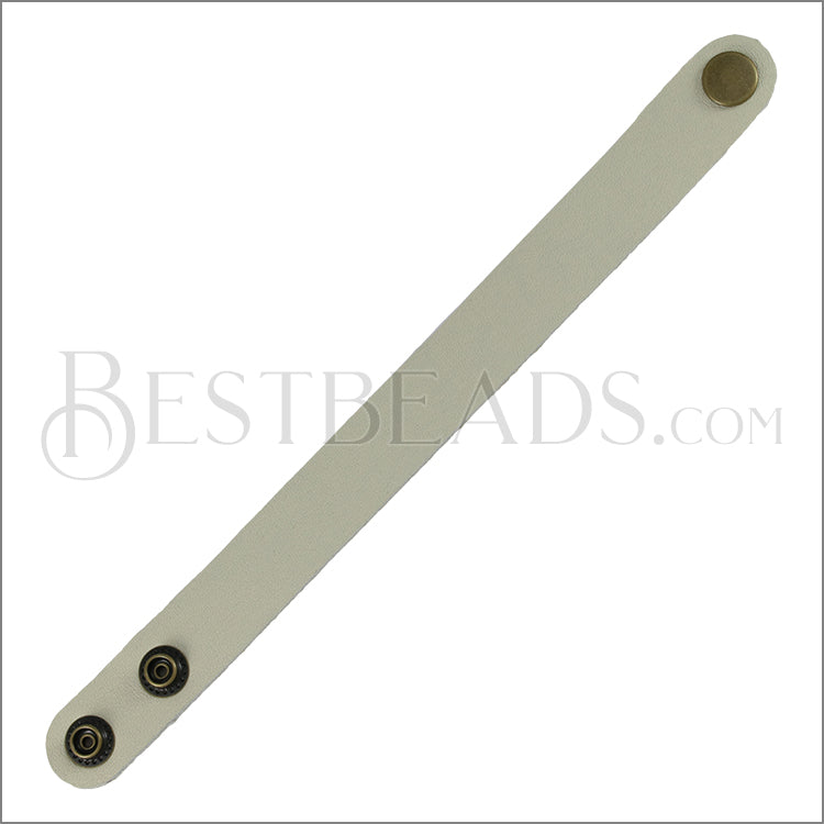 Leather STRAP bracelet CREAM