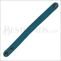Leather STRAP bracelet DARK TURQUOISE