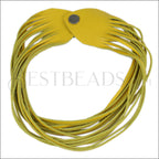18" SHREDDED necklace YELLOW - strand