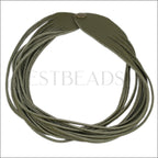 18" SHREDDED necklace CAPER - strand