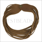 18" SHREDDED necklace TACO - strand