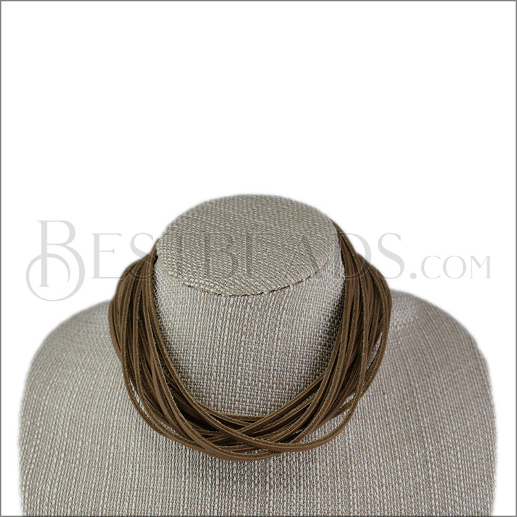 18" SHREDDED necklace TACO - strand