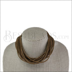 18" SHREDDED necklace TACO - strand