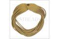 18" SHREDDED necklace SADDLE - strand