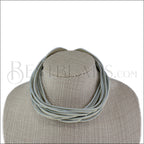 18" SHREDDED necklace CREAM - strand
