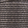 4mm Round Mediterranean BRAIDED Leather GREY - METER