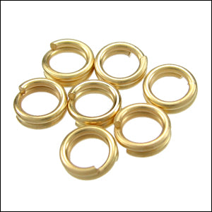 SPLIT ring 5mm ounce MATTE GOLD