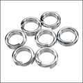 SPLIT ring 5mm ounce RHODIUM