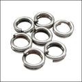 SPLIT ring 5mm ounce ANTIQUE SILVER