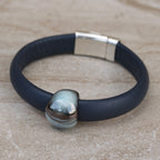 MINI Regaliz® Leather Oval SYNTHETIC BROWN/VIOLET meter