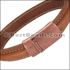 Mini Regaliz® PLAIN magnetic clasp ANT COPPER - 5 pcs