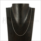Tiny Flat Snake Chain Necklace ANT SILVER - 18 inch - 10 pcs