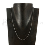 Modern Rope Chain Necklace ANT SILVER - 18 inch - 10 pcs