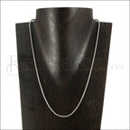 Small Round Snake Chain Necklace ANT SILVER - 18 inch - 10 pcs